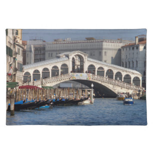 Rialto Bridge Venice Italy Cloth Placemat