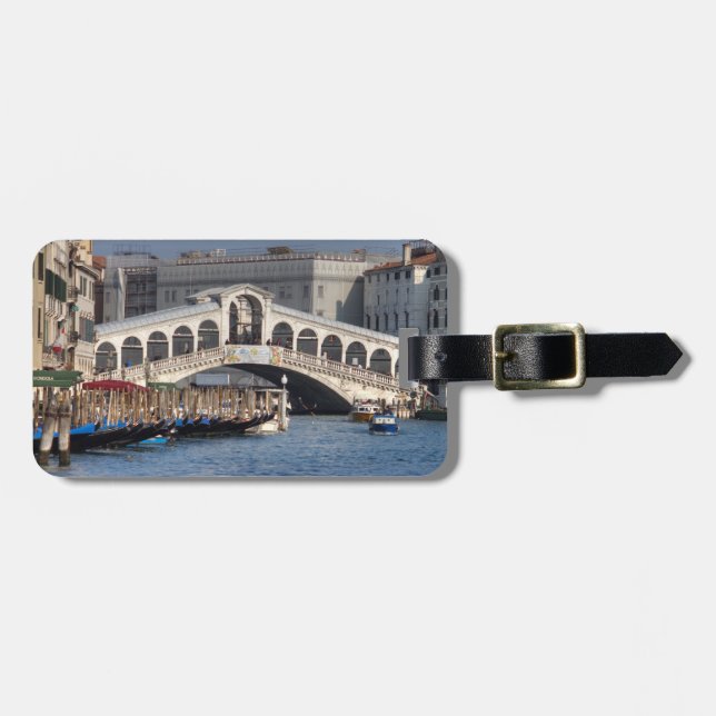 Rialto Bridge Venice Italy Luggage Tag (Front Horizontal)