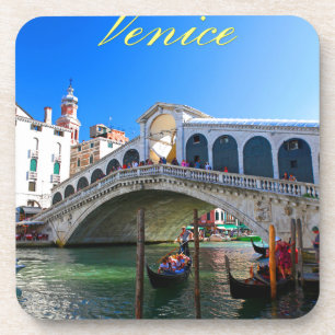 Rialto Bridge Venice - Pro Photo Beverage Coaster