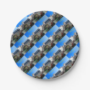 Rialto Bridge Venice - Pro Photo Paper Plates