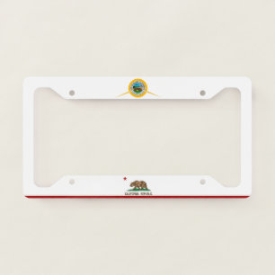 Rialto (California) city flag License Plate Frame