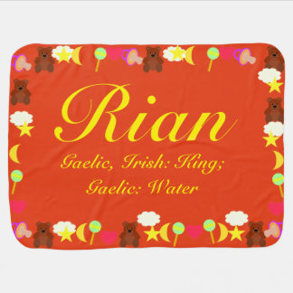 Rian Baby Blanket Template