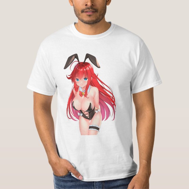Rias Gremory Bunny Sexy T-Shirt (Front)