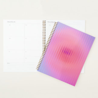 Ribbed glass сolorful gray pink gradient planner