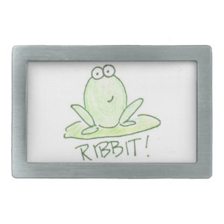 Ribbit! Belt Buckle