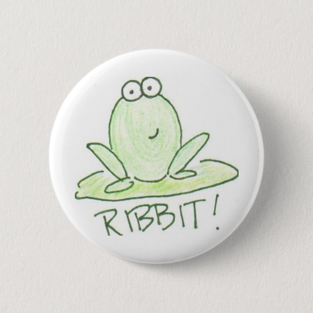 RIBBIT! BUTTON (Front)