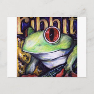 Ribbit Postcard