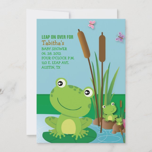 RIBBIT RIBBIT Invitation (Front)