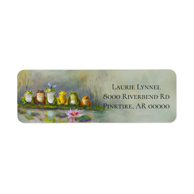 Ribbit River Label (Front)