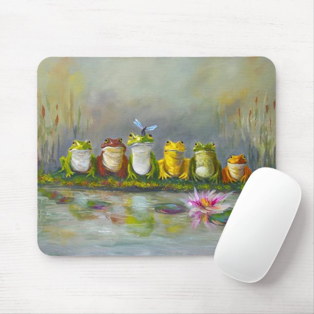 Ribbit River Mouse Pad (With Mouse)