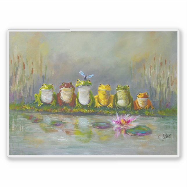Ribbit River Sticker (Front)