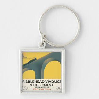 Ribblehead Viaduct Yorkshire locomotive Keychain