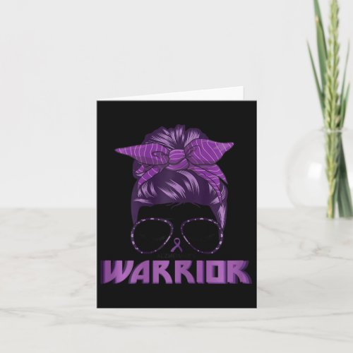 Ribbon Alzheimer Heimers Warrior Heimers Awareness Card