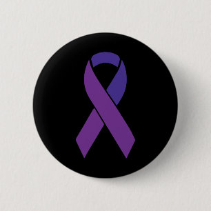 Ribbon Alzheimerheimer Awareness Supporter Survivo Button