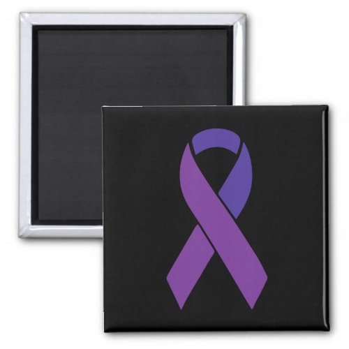 Ribbon Alzheimerheimer Awareness Supporter Survivo Magnet