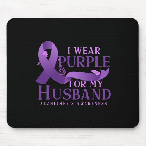 Ribbon Alzheimerheimer Fighter Husband Heimers Awa Mouse Pad