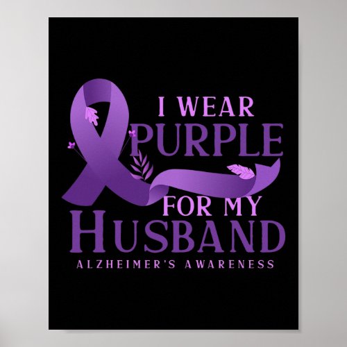 Ribbon Alzheimerheimer Fighter Husband Heimers Awa Poster