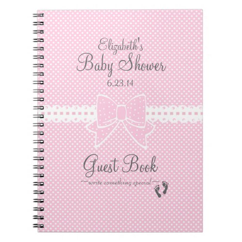 Ribbon and Bow_Baby Shower Guest Book
