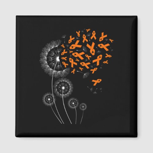 Ribbon And Dandelion Leukemia Awareness Month Warr Magnet