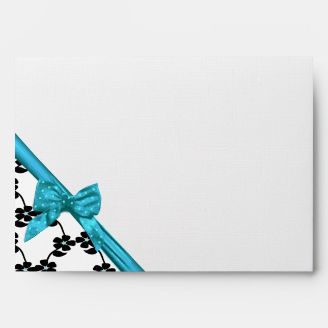 Ribbon and Flowers Envelope (Front)
