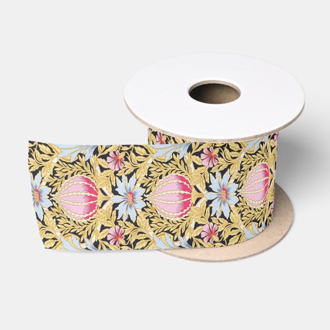 Ribbon - Art Nouveau Floral Pattern (Spool)