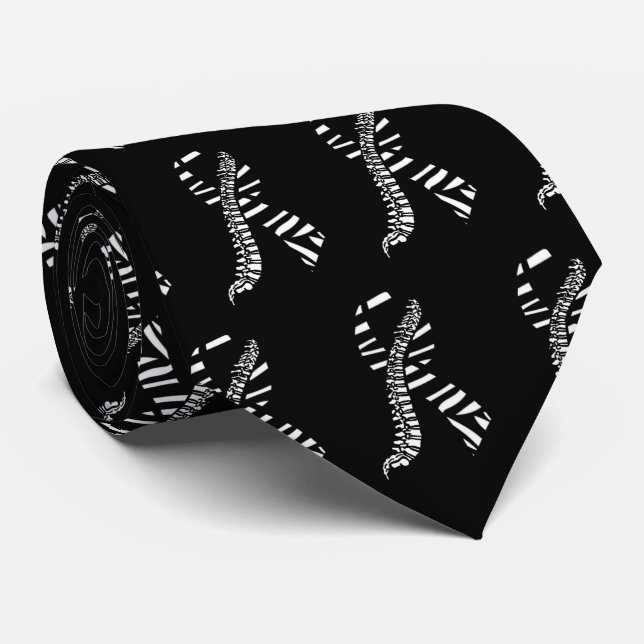 Ribbon/Awareness...Tarlov Cyst Neck Tie (Rolled)
