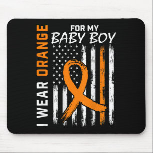 Ribbon Baby Boy Leukemia Awareness Month Warrior Mouse Pad