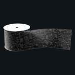 Ribbon - Black And White Math formula<br><div class="desc">Black & white colored ribbon.</div>