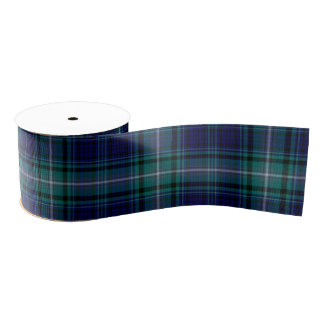 Ribbon - Blue & Green Tartan