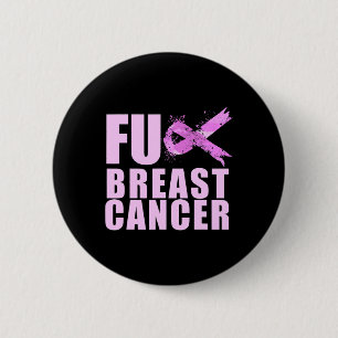 Ribbon Cancer For Breast Cancer Awareness  Button