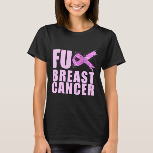 Ribbon Cancer For Breast Cancer Awareness  T_Shirt