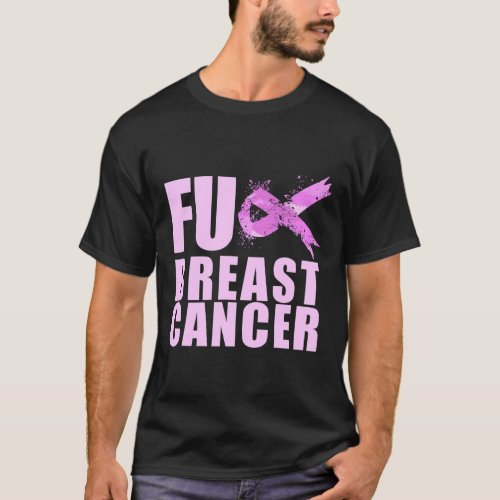 Ribbon Cancer For Breast Cancer Awareness  T_Shirt