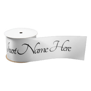 Ribbon / Customized Name Satin Ribbon
