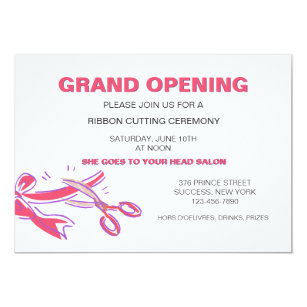 Store Opening Invitations Zazzle