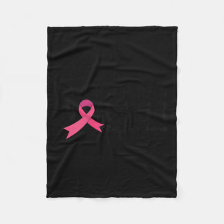 Ribbon Daughter Of A Warrior Breast Cancer Awarene Fleece Blanket