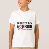 Ribbon Daughter Of A Warrior Breast Cancer Awarene