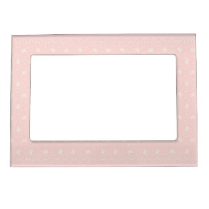 Ribbon & Dots (Pink) Magnetic Frame