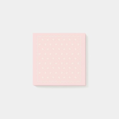 Ribbon  Dots Pink   Post_it Notes