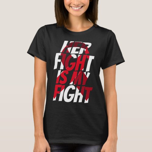 Ribbon For Her Products Brain Aneurysm Awareness  T_Shirt