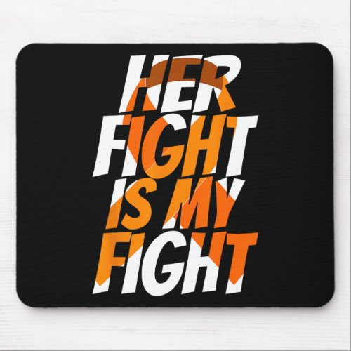 Ribbon For Her Products Leukemia Awareness  Mouse Pad