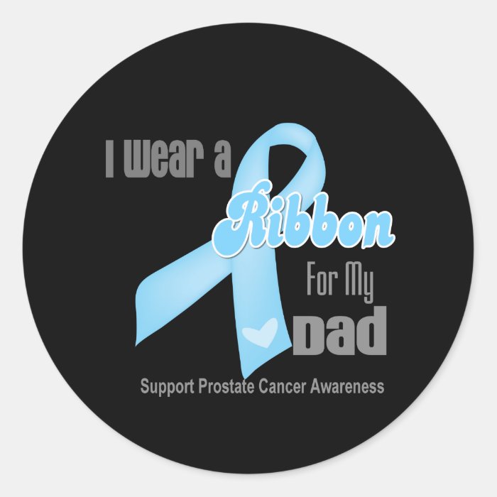 Ribbon For My Dad   Prostate Cancer Stickers