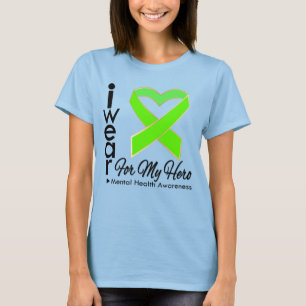 Ribbon For My Hero - Mental Health Awareness T-Shirt