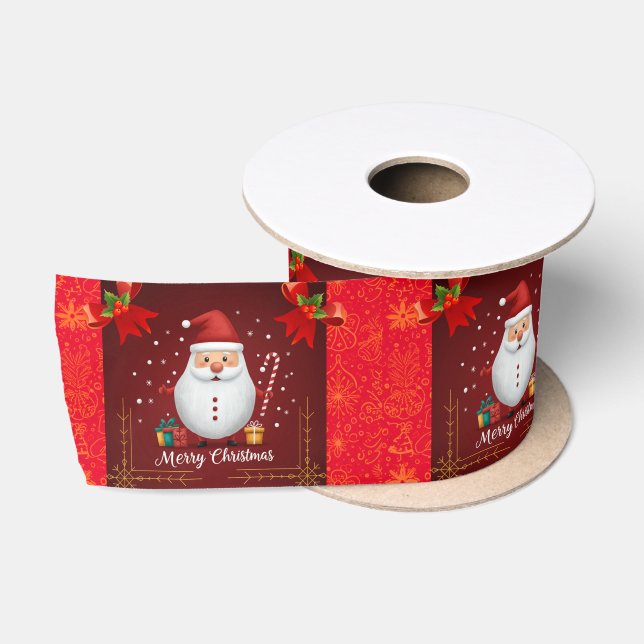 ribbon for red merry christmas  (Spool)