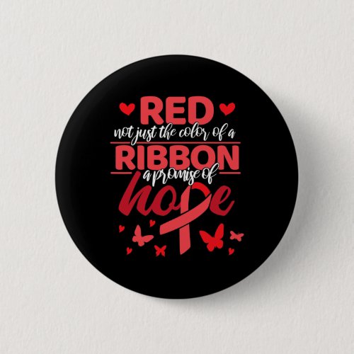 Ribbon Heart Surgery Heart Disease Awareness  Button