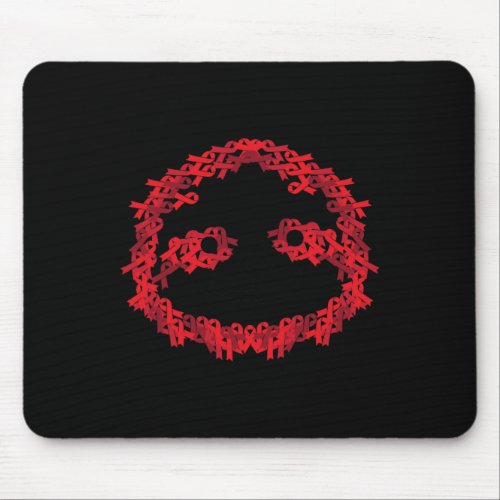 Ribbon Hiv Aids Brain Aneurysm Sloth Cool Awarenes Mouse Pad