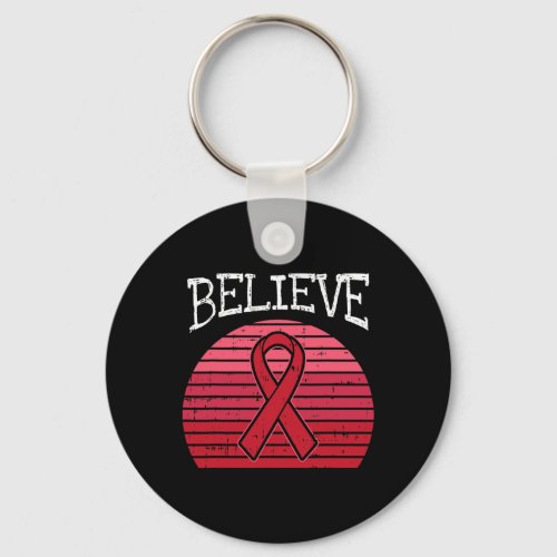 Ribbon Hiv Aids Brain Aneurysm Stroke Awareness Gi Keychain