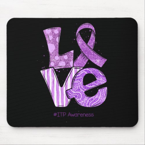 Ribbon Itp Awareness Month  Mouse Pad