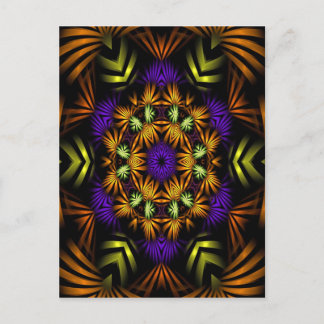 Ribbon Mandala Postcard