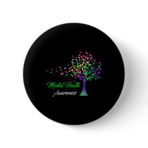 Ribbon Mental Health Awareness  Button