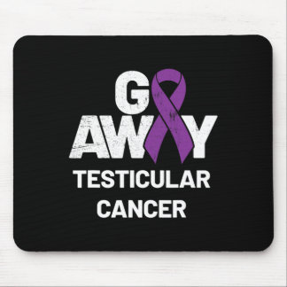 Ribbon Month Gifts Mens Testicular Cancer Awarenes Mouse Pad